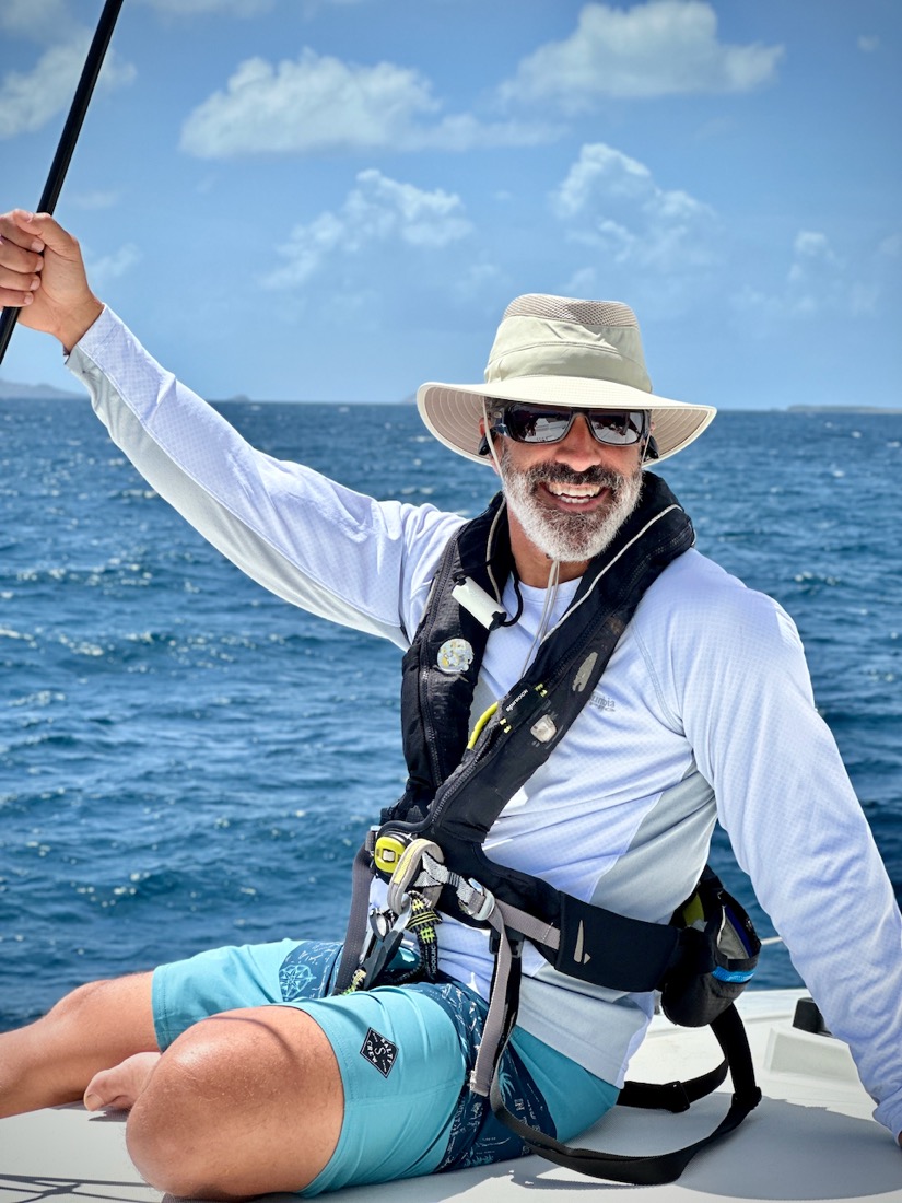 Sailing on deck, Aegean