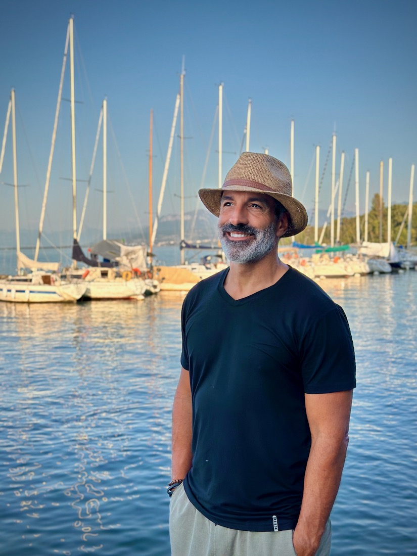 At the marina at golden hour